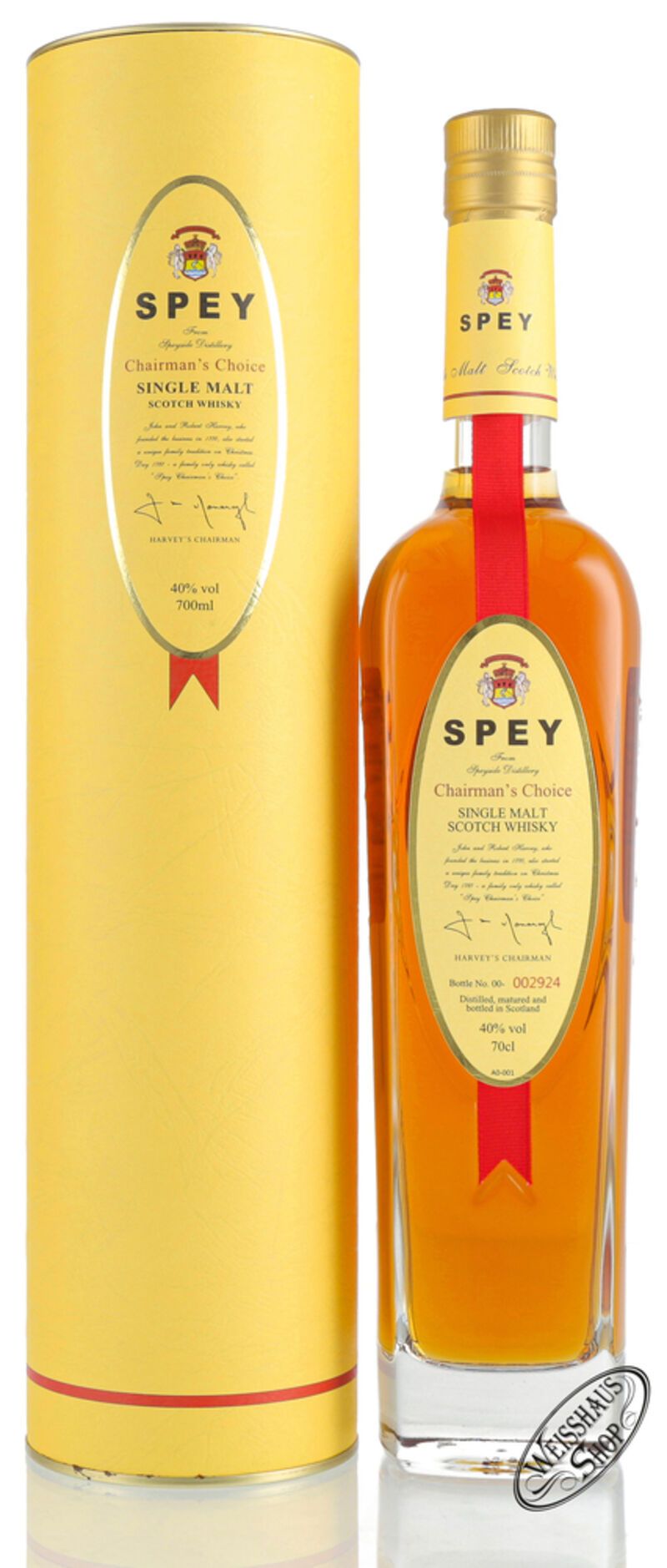 Spey Chairman's Choice Whisky 40% vol. 0,70l Spey Chairman's Choice Whisky 40% vol. 0,70l