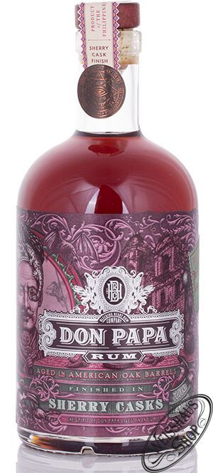 Don Papa Sherry Cask Rum 45% vol. 0,70l Don Papa Sherry Cask Rum 45% vol. 0,70l