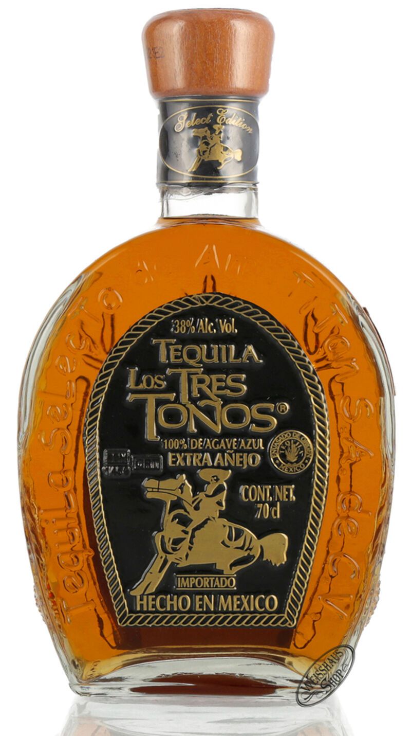 Los Tres Tonos Tequila Extra Anejo 38% vol. 0,70l
