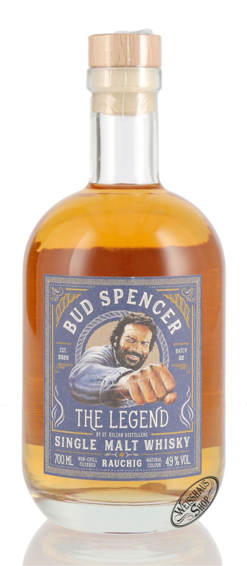 St. Kilian Bud Spencer The Legend rauchig Single Malt Whisky 49% vol. 0,70l