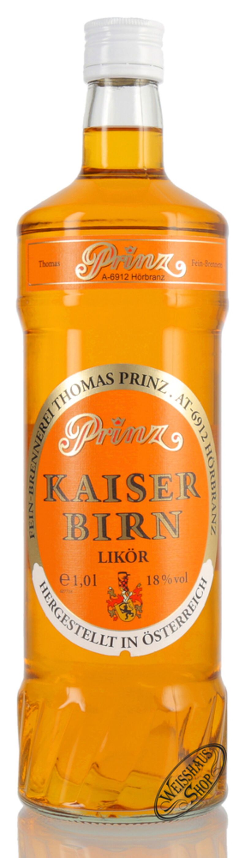 Prinz Kaiserbirnlikör 18% vol. 1,0l Prinz Kaiserbirnlikör 18% vol. 1,0l