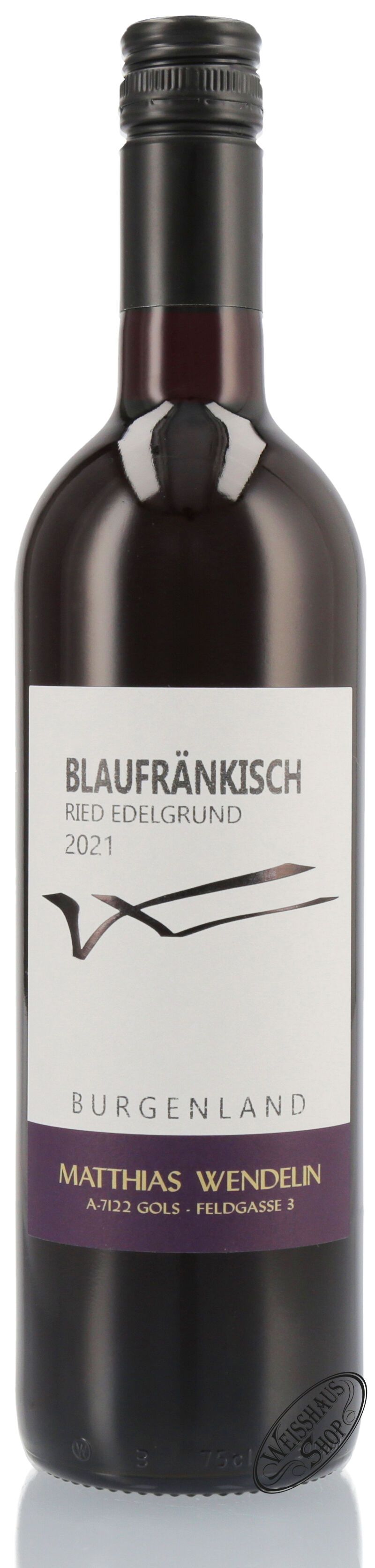 Wendelin Blaufränkisch 2021 14% vol. 0,75l Wendelin Blaufränkisch 2021 14% vol. 0,75l