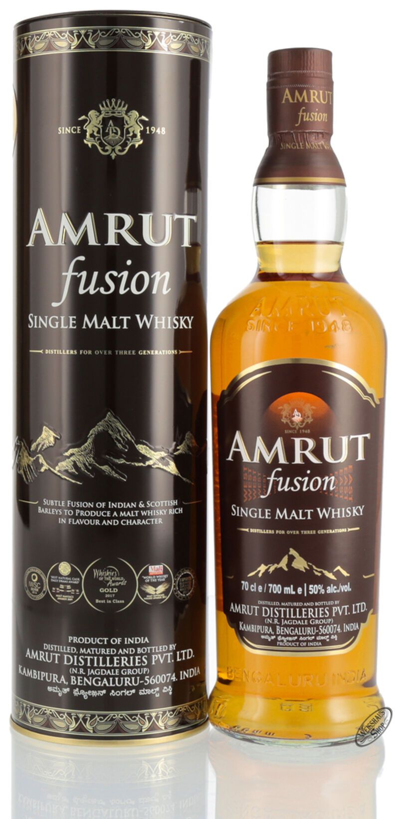 Amrut Fusion Indian Whisky 50% vol. 0,70l Amrut Fusion Indian Whisky 50% vol. 0,70l