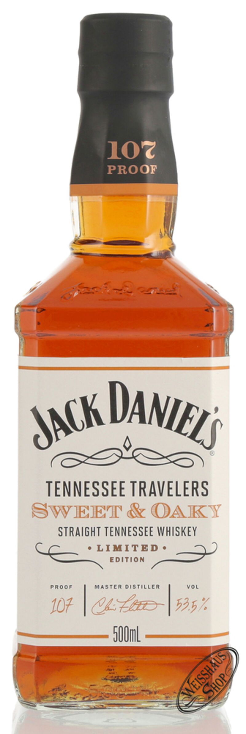 Jack Daniel's Tennessee Travelers Sweet & Oaky Whiskey 53,5% vol. 0,50l Jack Daniel's Tennessee Travelers Sweet & Oaky Whiskey 53,5% vol. 0,50l