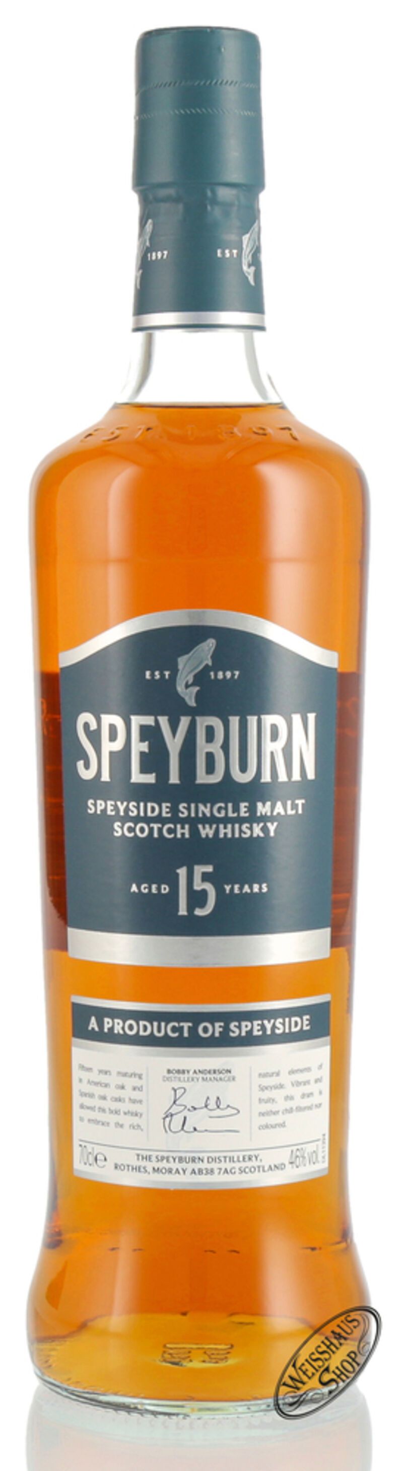 Speyburn 15 YO Whisky 46% vol. 0,70l Speyburn 15 YO Whisky 46% vol. 0,70l