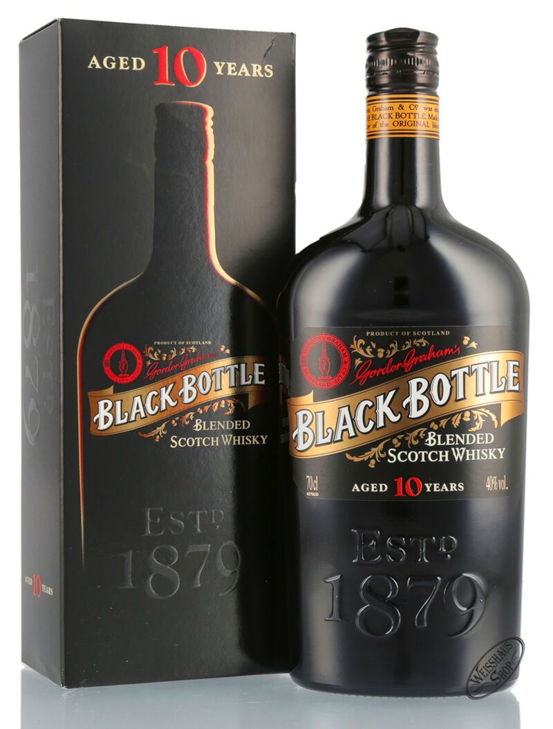 Black Bottle 10 YO Blended Whisky 40% vol. 0,70l Black Bottle 10 YO Blended Whisky 40% vol. 0,70l