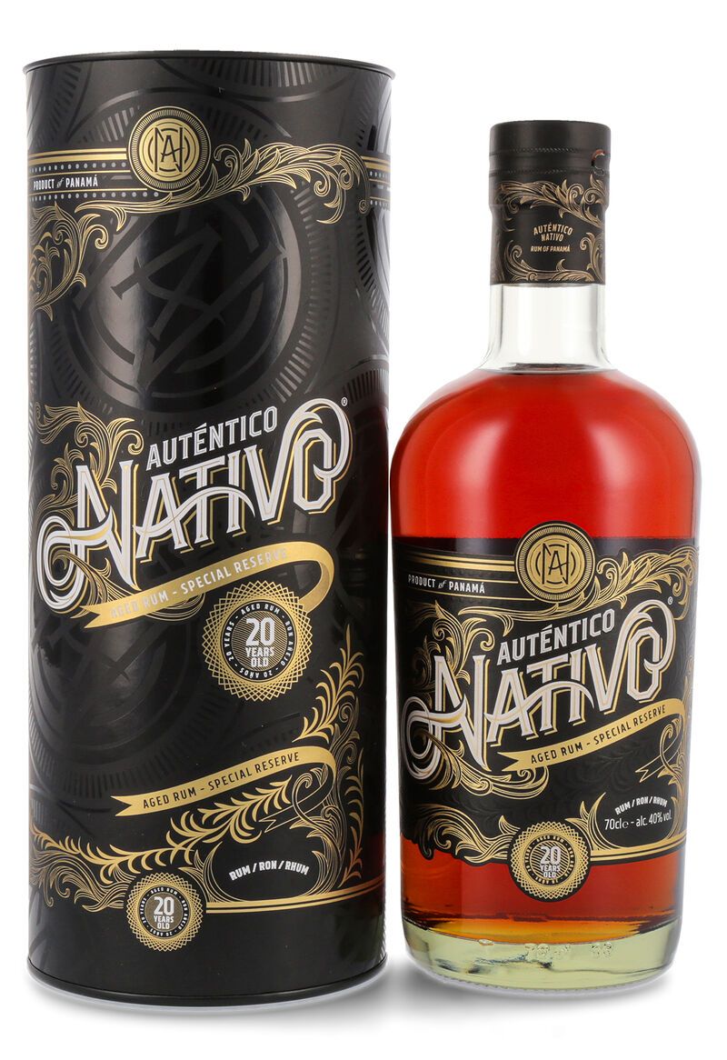 Autentico Nativo 20 YO Rum 40% vol. 0,70l