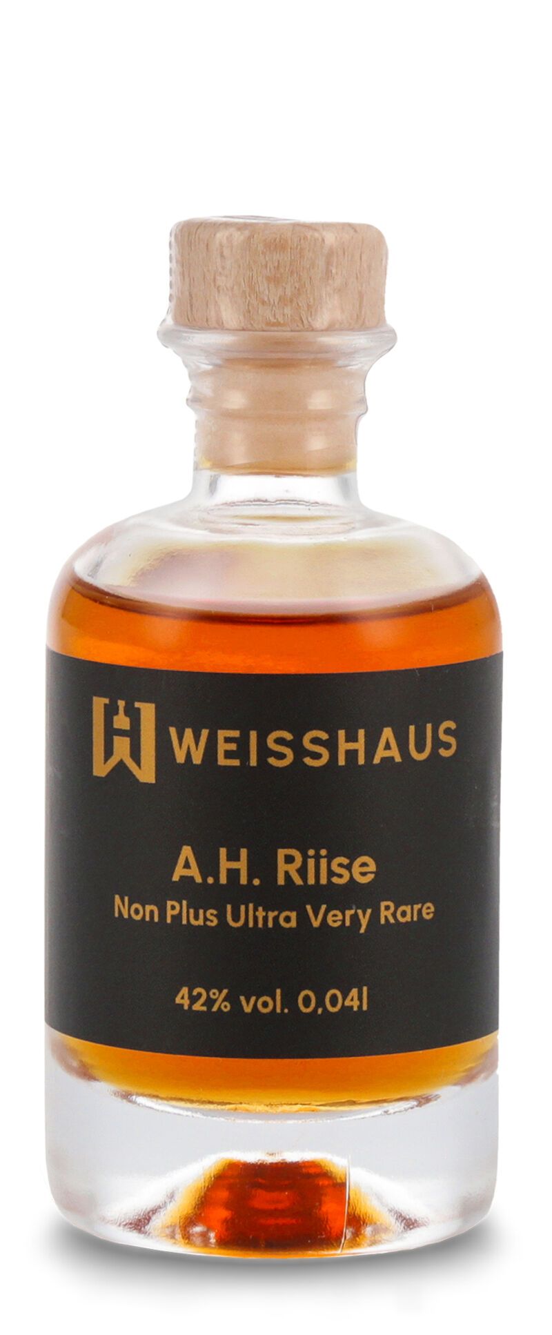 A.H. Riise Non Plus Ultra Very Rare 42% vol. 0,04l Weisshaus Sample