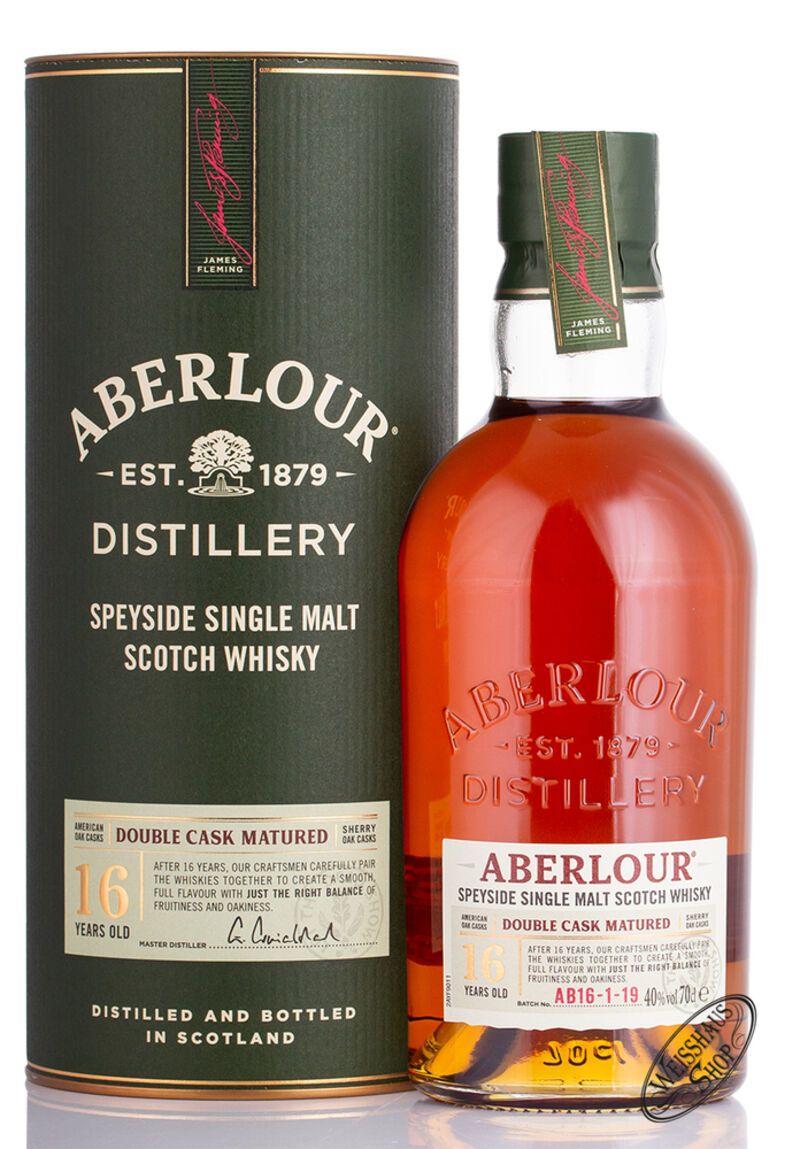 Aberlour 16 YO Single Malt Whisky 40% vol. 0,70l Aberlour 16 YO Single Malt Whisky 40% vol. 0,70l