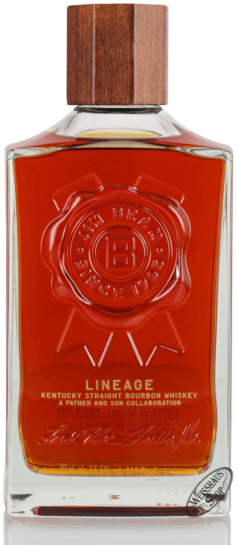 Jim Beam 15 YO Lineage Limited Batch Release Whiskey 55,5% vol. 0,70l