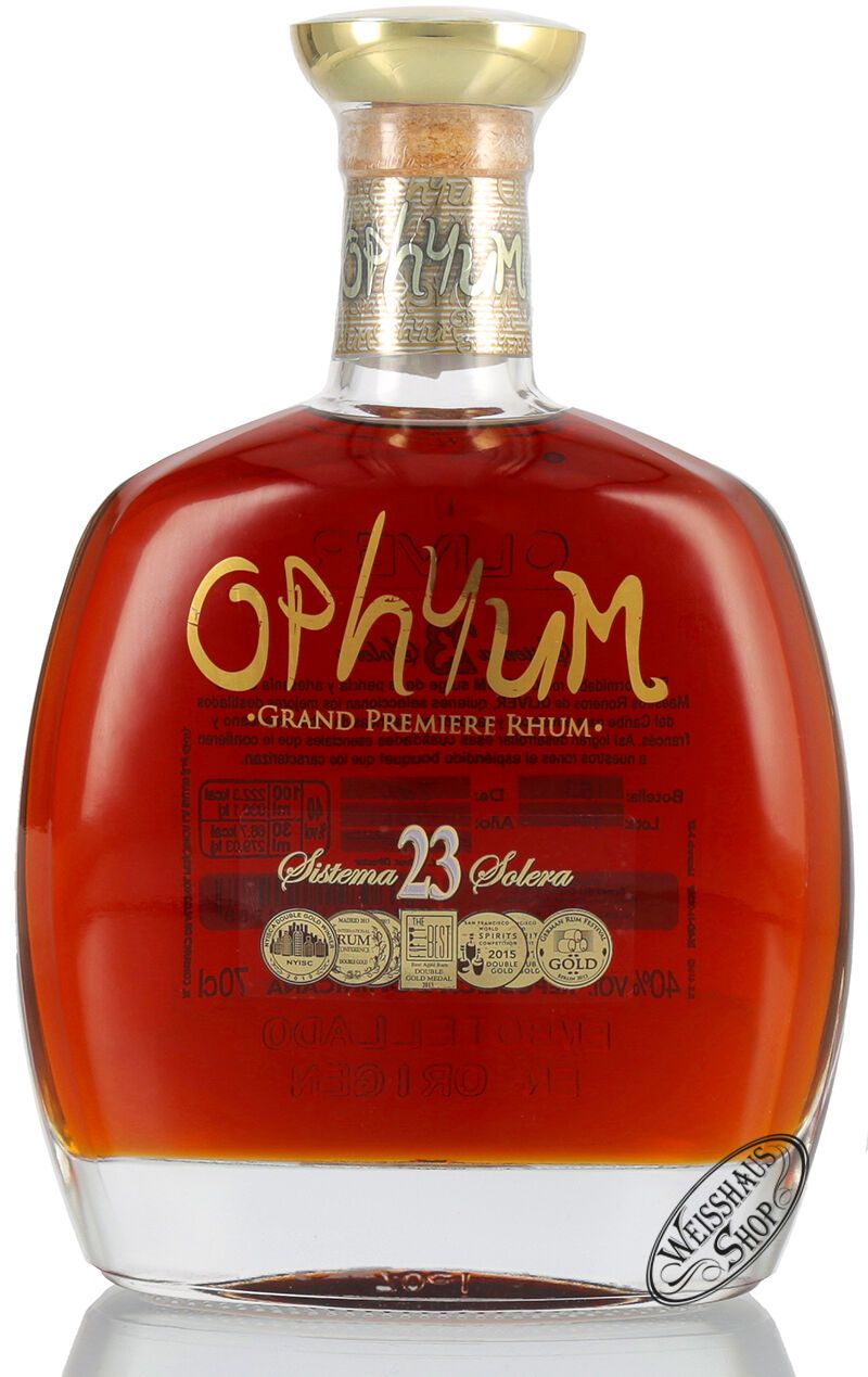 Ophyum Sistema 23 Solera Rhum 40% vol. 0,70l B-Ware