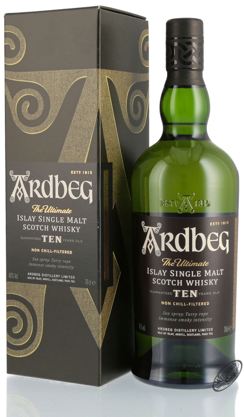 Ardbeg Ten 10 YO Islay Single Malt Whisky 46% vol. 0,70l Ardbeg Ten 10 YO Islay Single Malt Whisky 46% vol. 0,70l