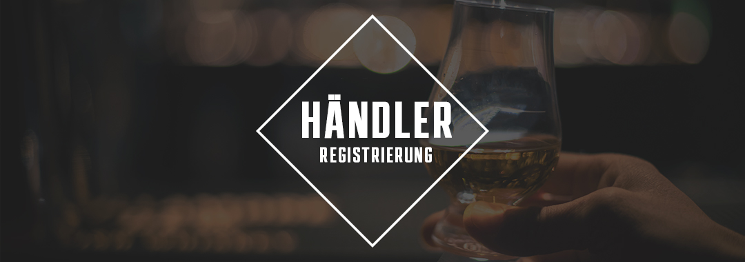dekoratives Banner Händler-Registrierung