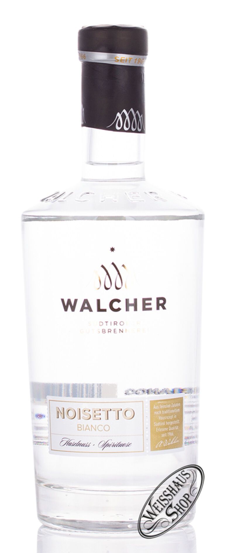 Walcher Noisetto Bianco 37,5% vol. 0,70l Walcher Noisetto Bianco 37,5% vol. 0,70l
