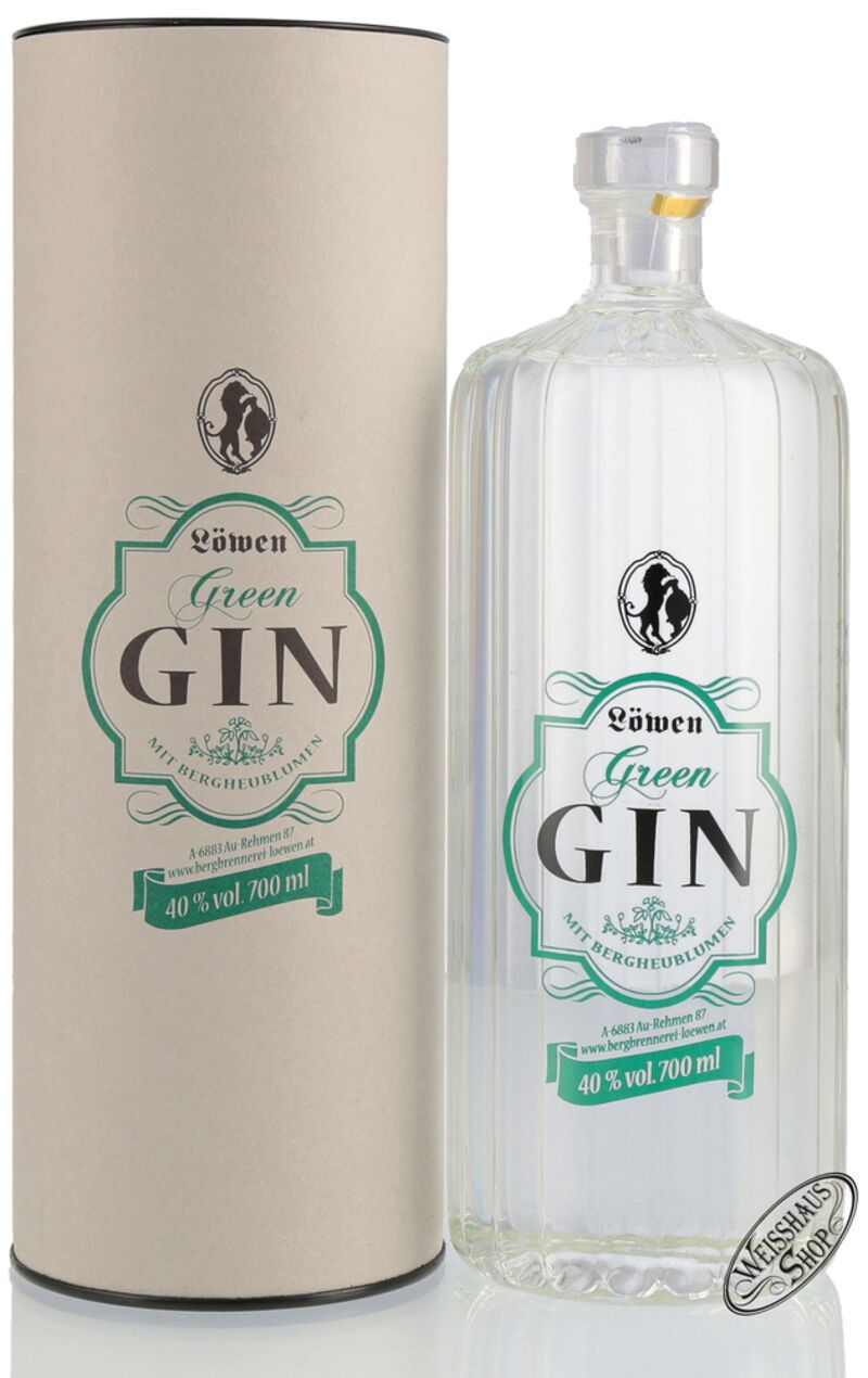 Bergbrennerei Löwen Green Gin 40% vol. 0,70l Bergbrennerei Löwen Green Gin 40% vol. 0,70l