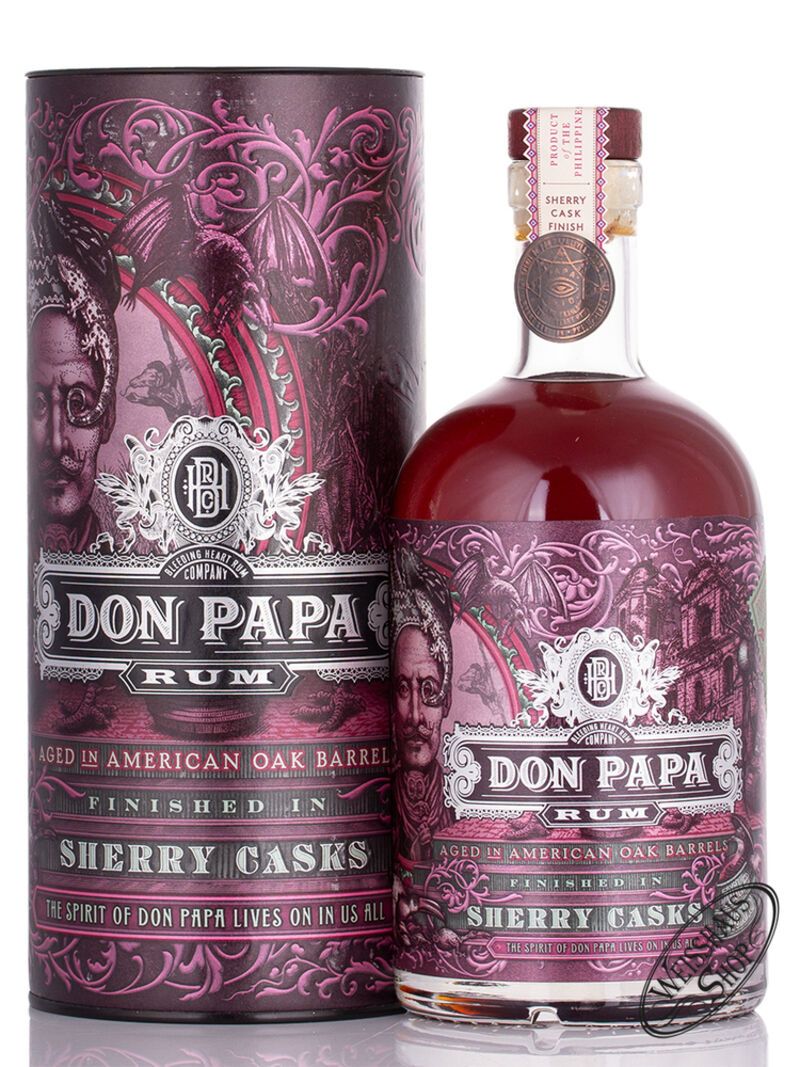 Don Papa Sherry Cask Rum 45% vol. 0,70l Don Papa Sherry Cask Rum 45% vol. 0,70l
