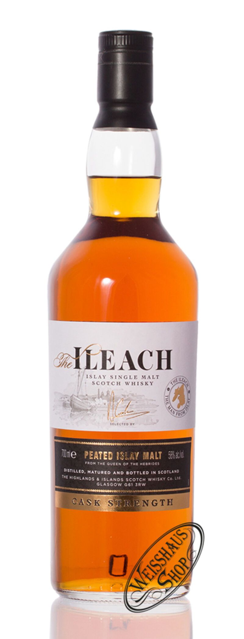 The Ileach Cask Strength Islay Whisky 58% vol. 0,70l