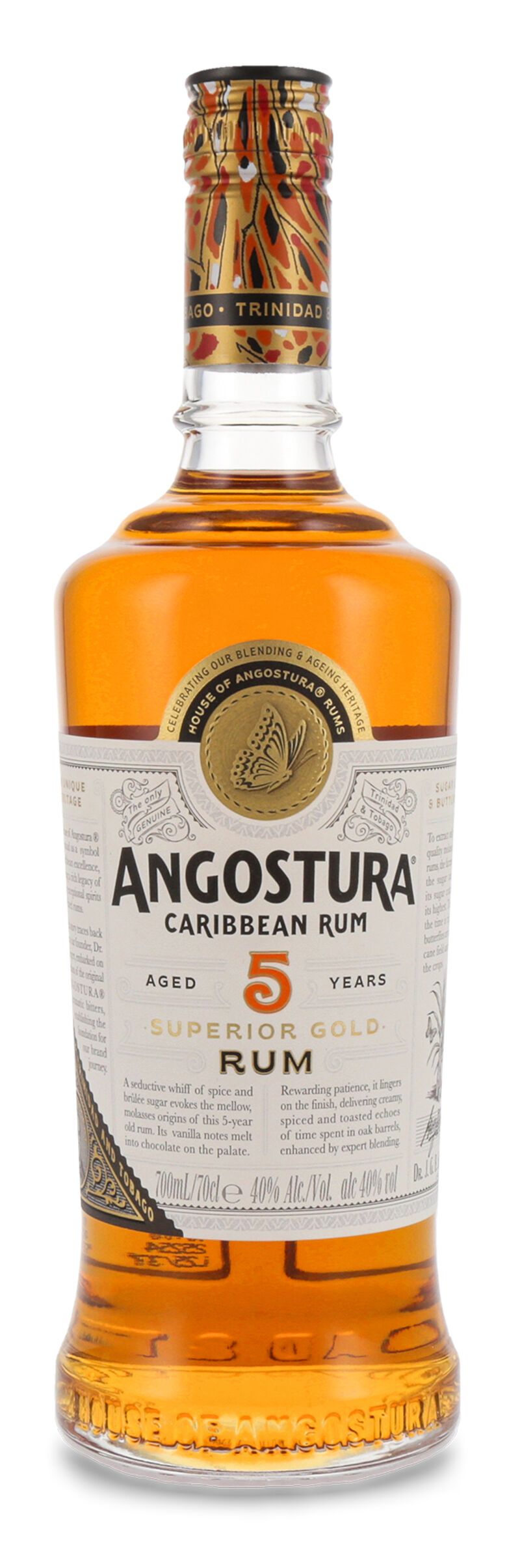 Angostura 5 YO Gold Rum 40% vol. 0,70l