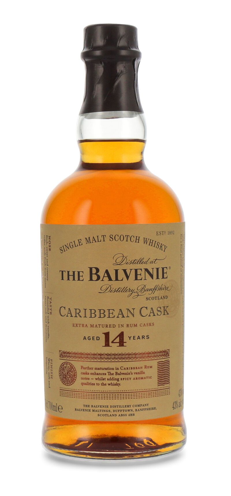 The Balvenie 14 YO Caribbean Cask Victo Ngai Limited Edition Whisky 43% vol. 0,70l