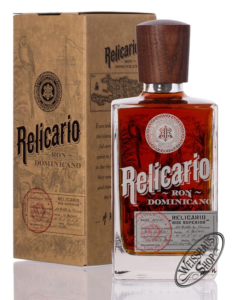 Ron Relicario Dominicano Superior Rum 40% vol. 0,70l Ron Relicario Dominicano Superior Rum 40% vol. 0,70l