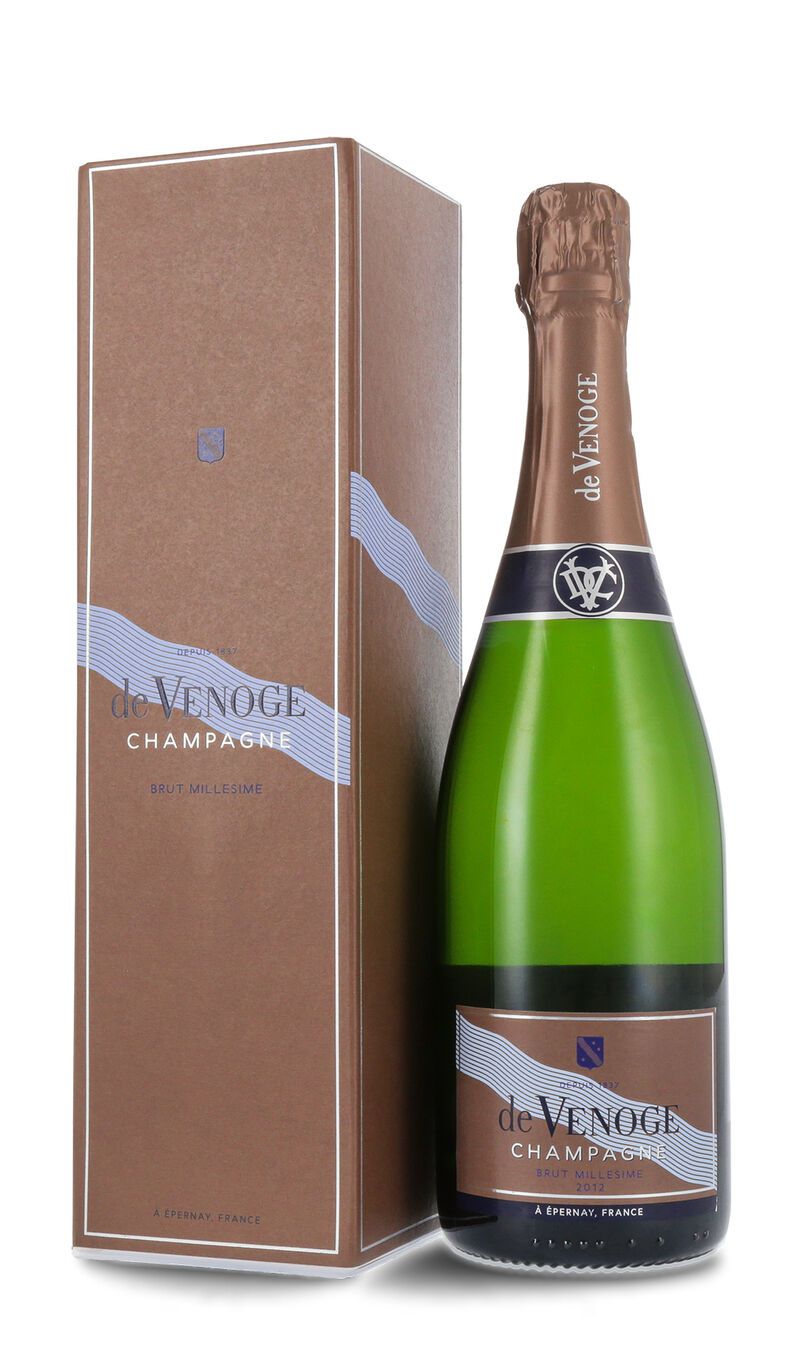 De Venoge Champagner Cordon Bleu Vintage 2012 12% vol. 0,75l Geschenkkarton