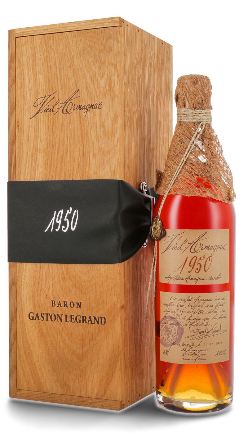 Lhéraud Baron Gaston Legrand 1950 Vieil Armagnac 40% vol. 0,70l
