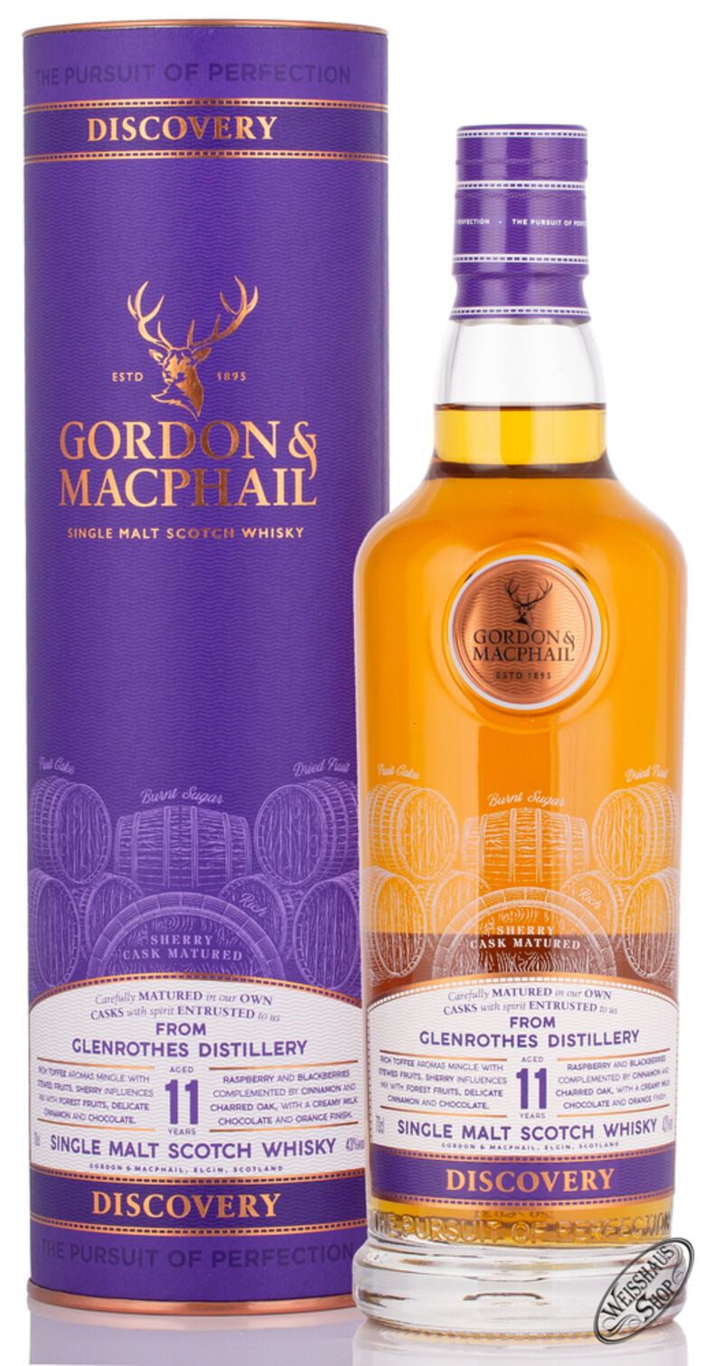 Glenrothes 11 YO G&M Discovery Whisky 43% vol. 0,70l Glenrothes 11 YO G&M Discovery Whisky 43% vol. 0,70l
