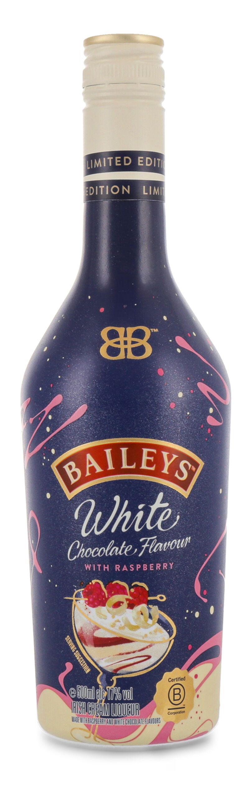 Baileys White Chocolate Flavour with Raspberry  Likör 17% vol. 0,50l
