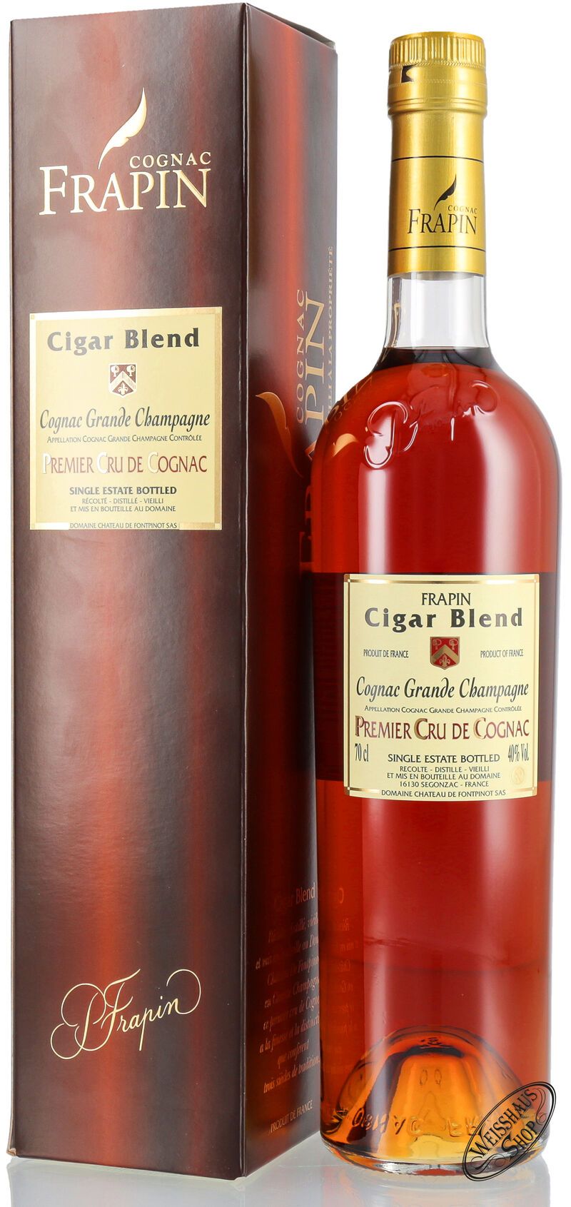 Frapin Cigar Blend Premier Cru de Cognac 40% vol. 0,70l Frapin Cigar Blend Premier Cru de Cognac 40% vol. 0,70l