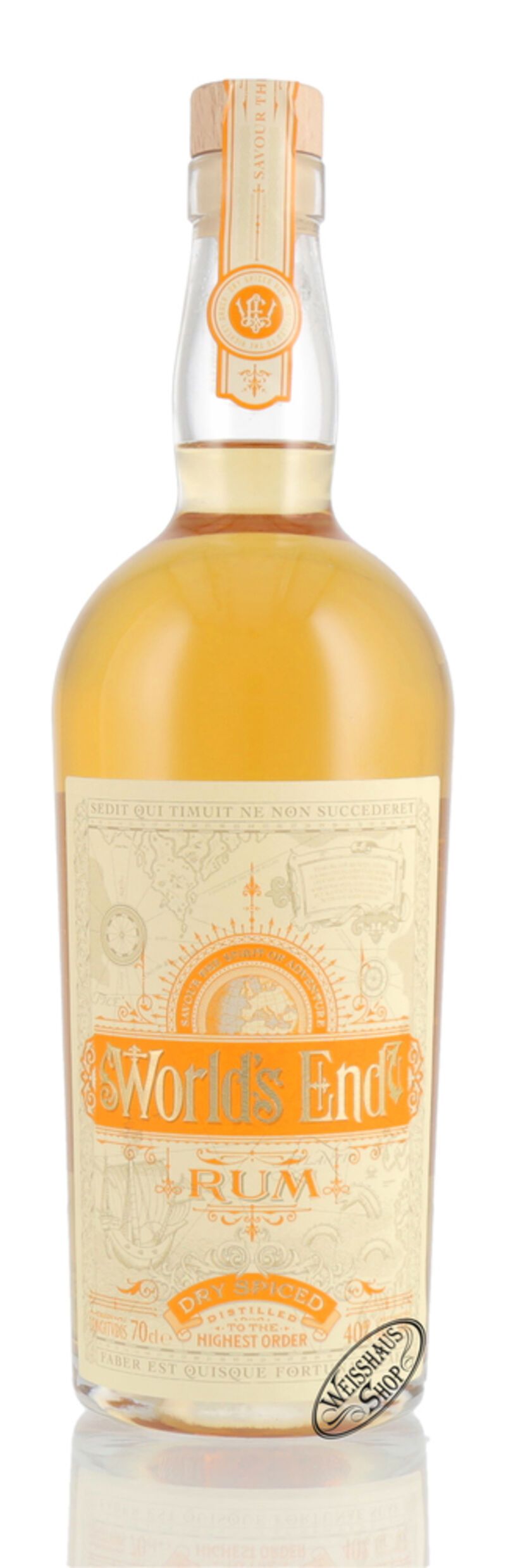 World's End Dry Spiced Rum 40% vol. 0,70l World's End Dry Spiced Rum 40% vol. 0,70l