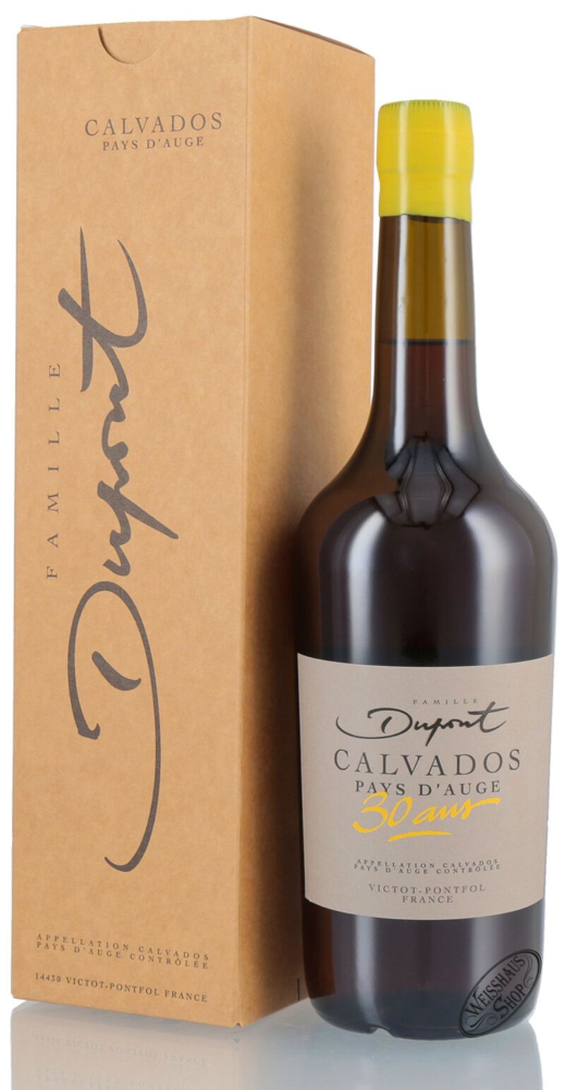 Dupont Pays d'Auge 30 YO Calvados 41% vol. 0,70l Dupont Pays d'Auge 30 YO Calvados 41% vol. 0,70l