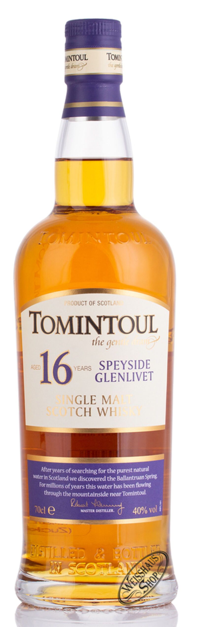 Tomintoul 16 YO Whisky 40% vol. 0,70l