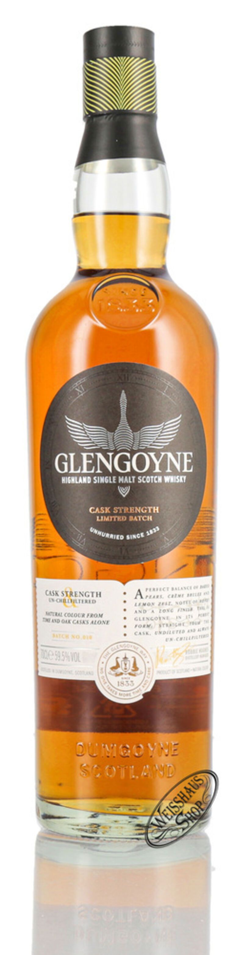 Glengoyne Cask Strength Batch 10 Whisky 59,5% vol. 0,70l Glengoyne Cask Strength Batch 10 Whisky 59,5% vol. 0,70l