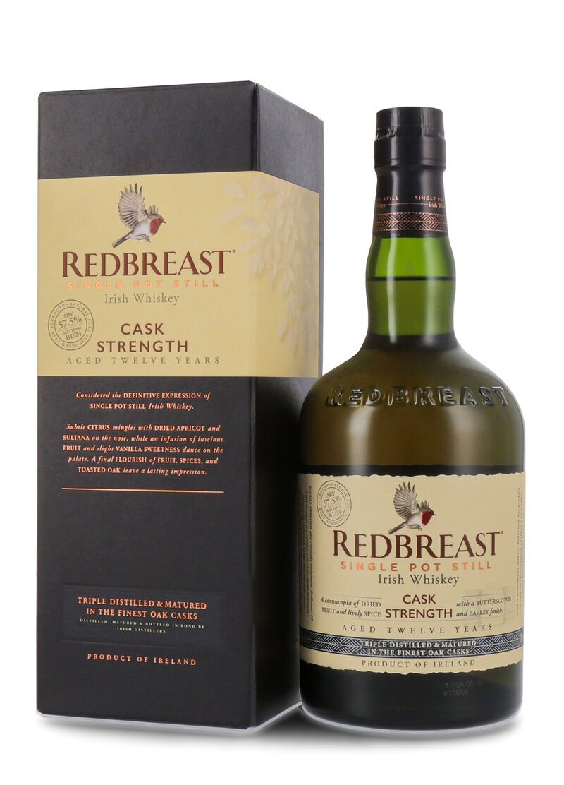 Redbreast 12 YO Cask Strength Irish Whiskey 57,5% vol. 0,70l