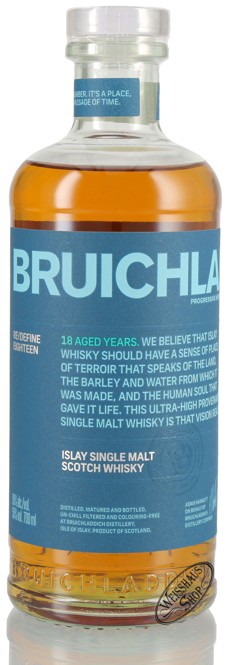 Bruichladdich 18 YO Islay Whisky 50% vol. 0,70l Bruichladdich 18 YO Islay Whisky 50% vol. 0,70l
