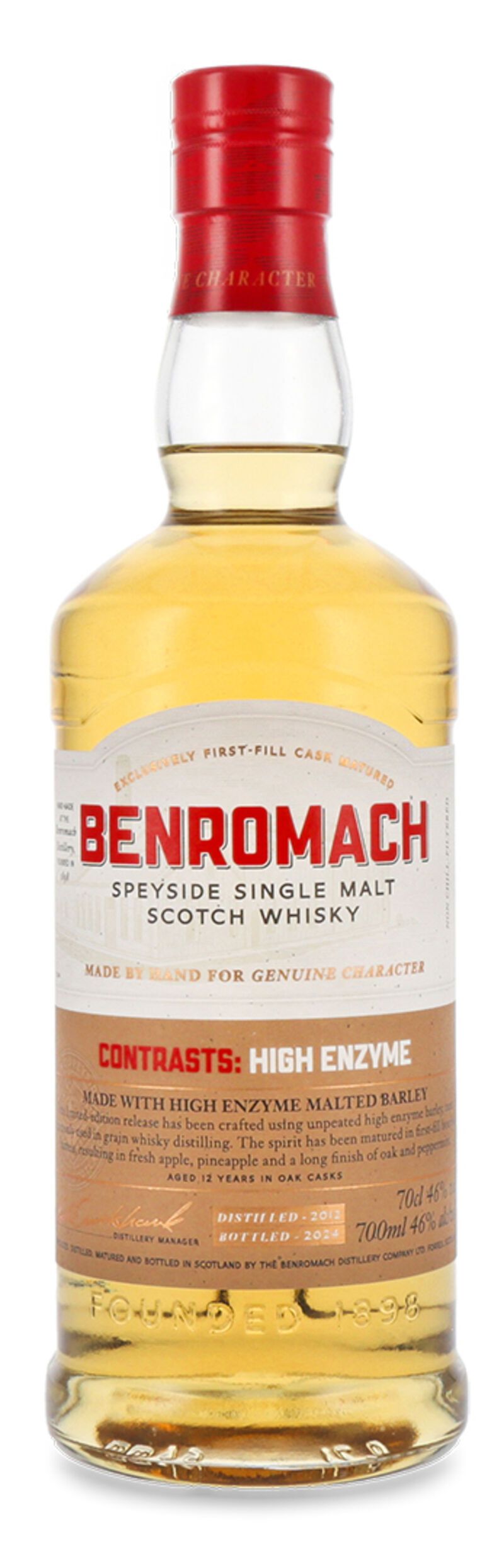 Benromach High Enzyme Vintage 2012 Whisky 46% vol. 0,70l