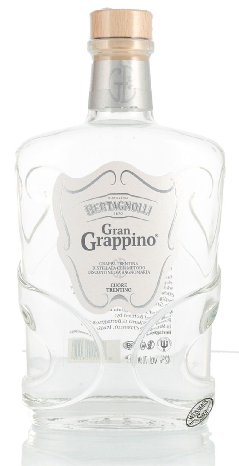 Bertagnolli Grappa Gran Grappino Bianco 42% vol. 0,70l Bertagnolli Grappa Gran Grappino Bianco 42% vol. 0,70l