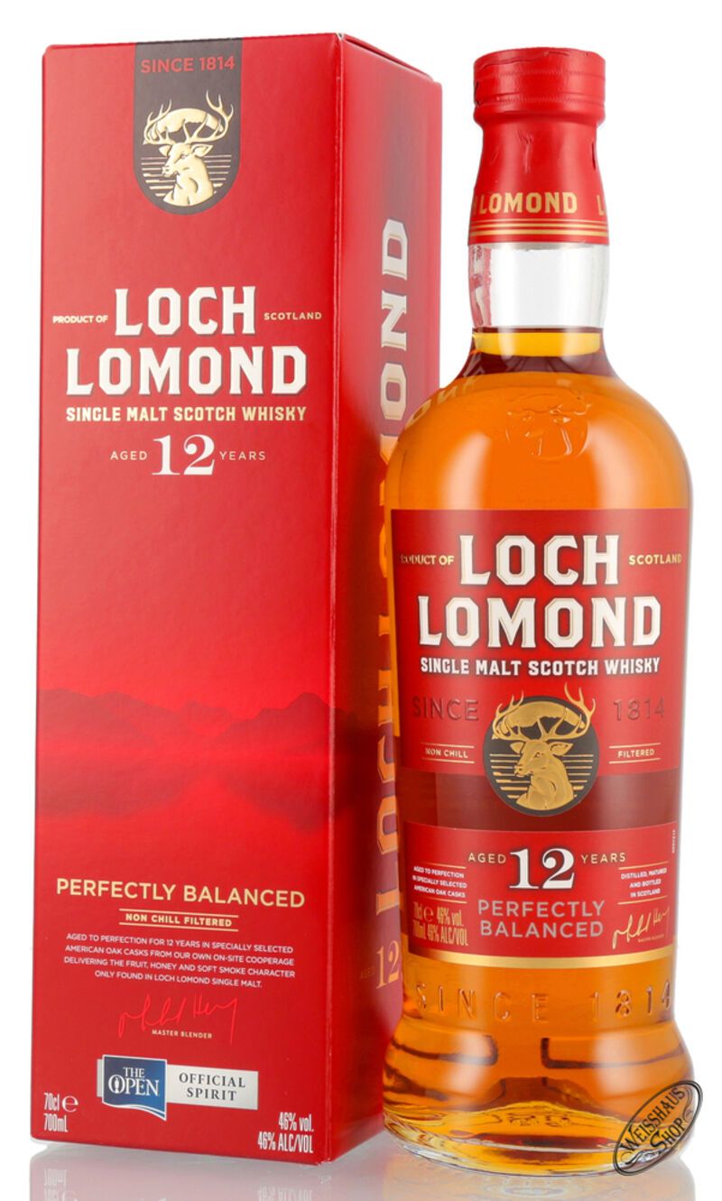 Loch Lomond 12 YO Single Malt Whisky 46% vol. 0,70l