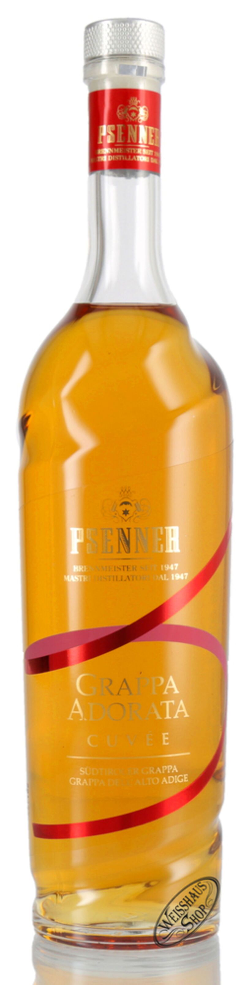 Psenner Grappa Adorata Cuvee Barrique 40% vol. 0,70l Psenner Grappa Adorata Cuvee Barrique 40% vol. 0,70l