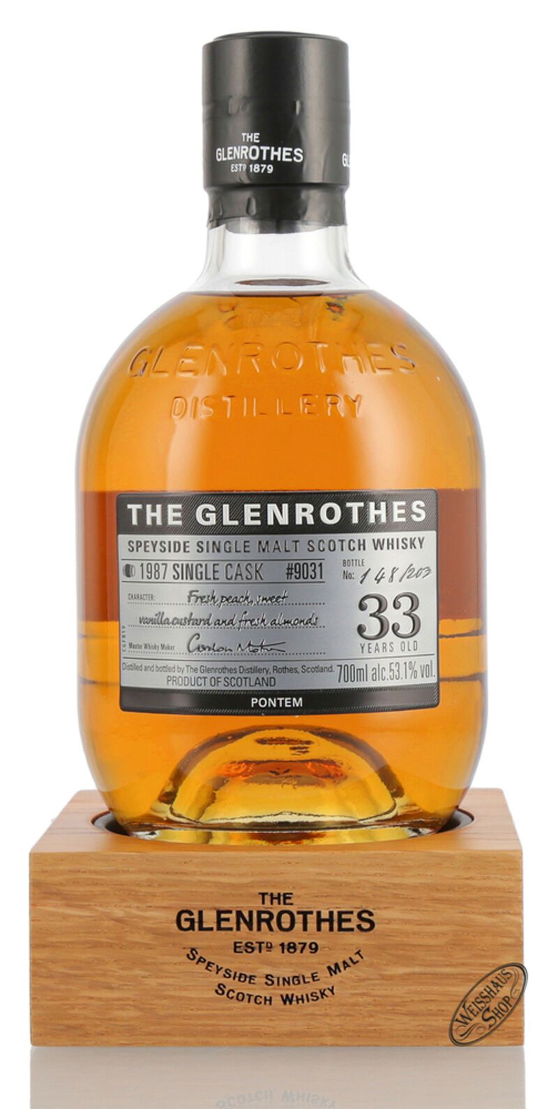 The Glenrothes 33 YO Vintage 1987 Single Cask #9031 Whisky 53,1% vol. 0,70l