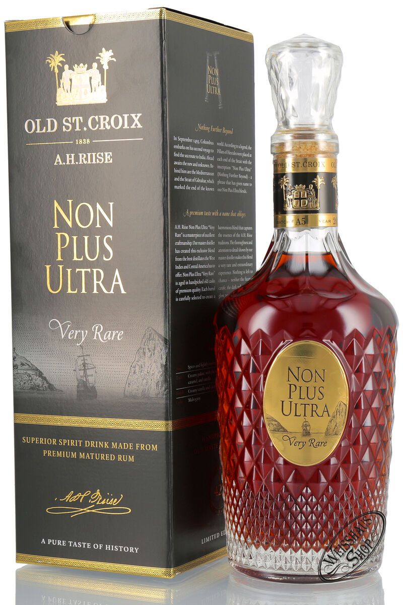 A.H. Riise Non Plus Ultra Very Rare 42% vol. 0,70l A.H. Riise Non Plus Ultra Very Rare 42% vol. 0,70l