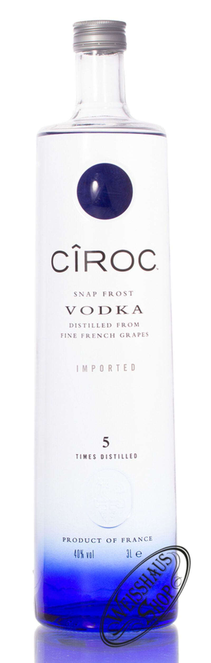 Ciroc Ultra Premium Vodka 40% vol. 3,0l Doppelmagnum Ciroc Ultra Premium Vodka 40% vol. 3,0l Doppelmagnum