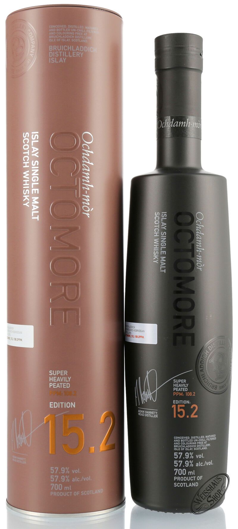 Bruichladdich Octomore 15.2 Islay Whisky 57,9% vol. 0,70l Bruichladdich Octomore 15.2 Islay Whisky 57,9% vol. 0,70l