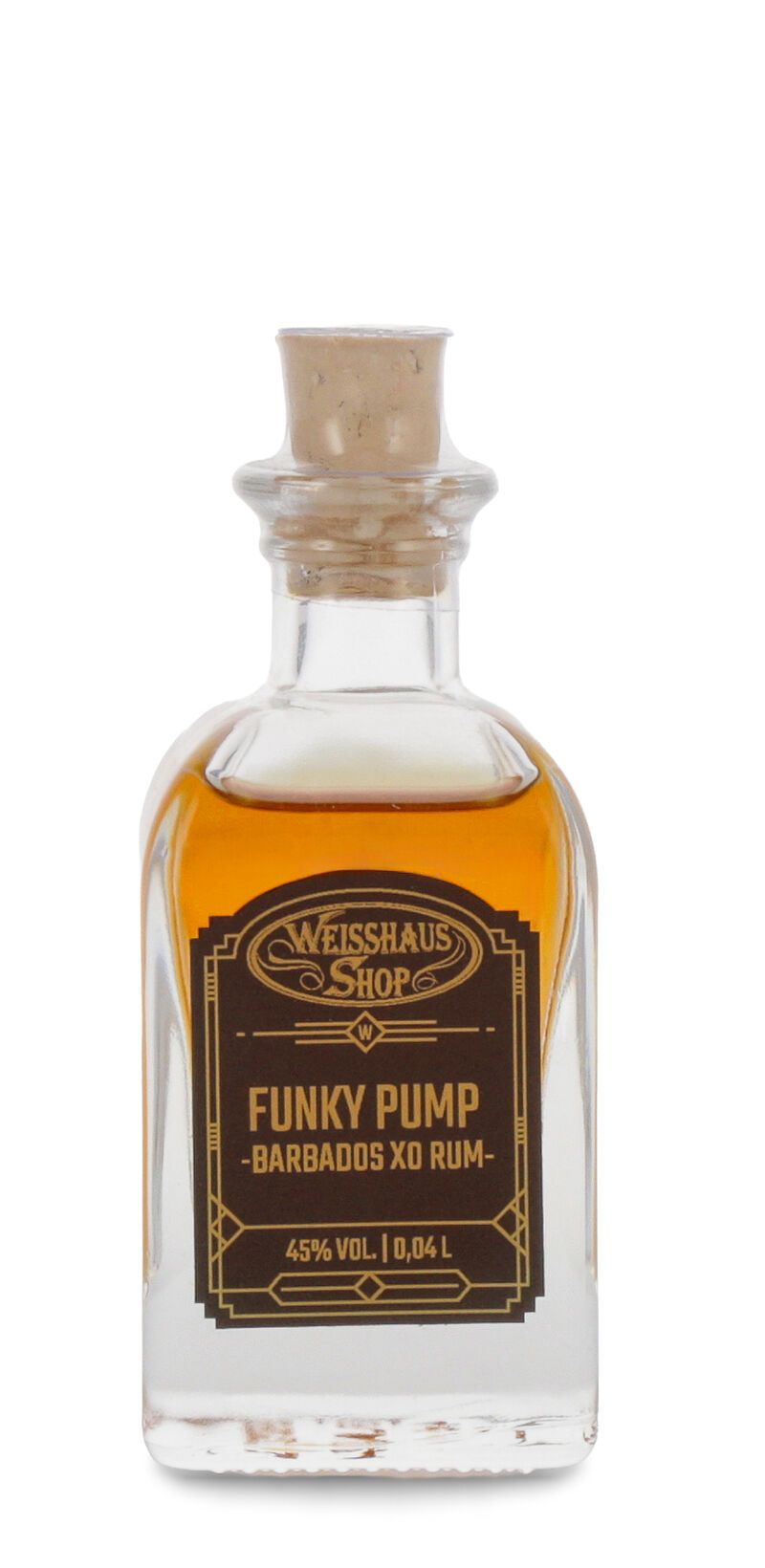 Funky Pump Barbados XO Rum 45% vol. 0,04l Weisshaus Sample