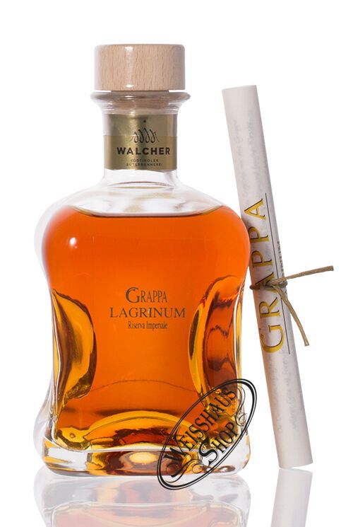 Walcher Grappa Lagrinum Riserva Imperiale 40% vol. 0,50l