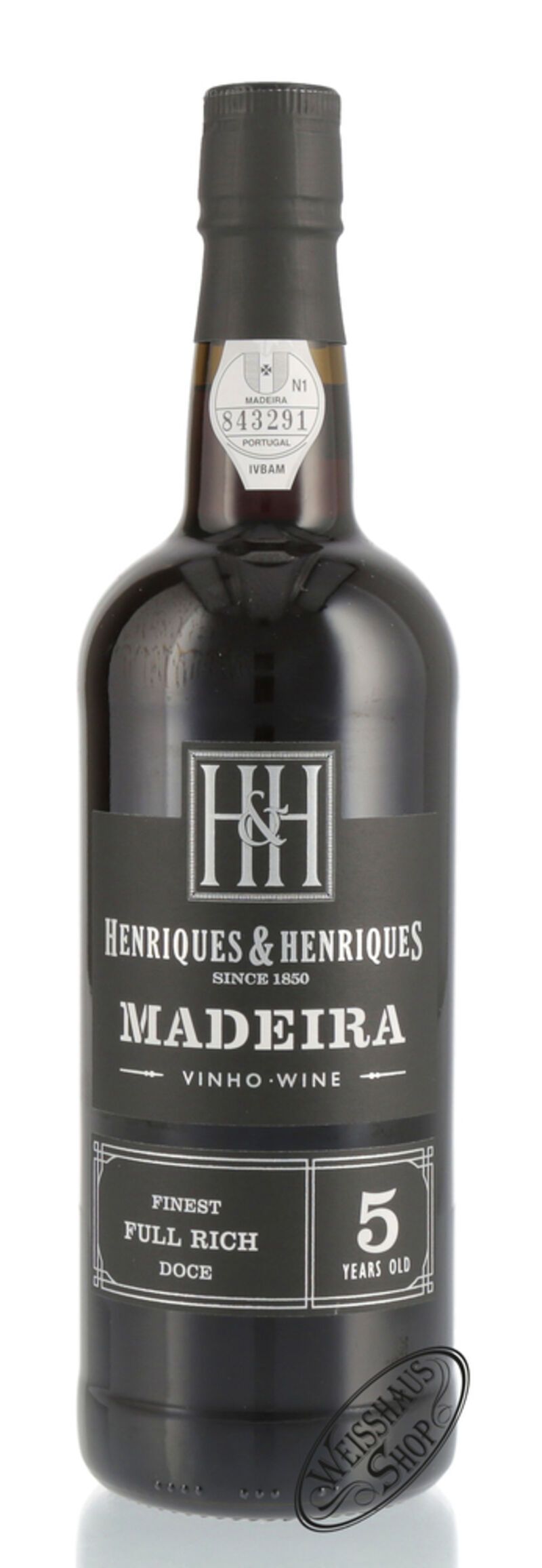 Henriques & Henriques Madeira Finest Full Rich Aged 5 YO 19% vol. 0,75l Henriques & Henriques Madeira Finest Full Rich Aged 5 YO 19% vol. 0,75l