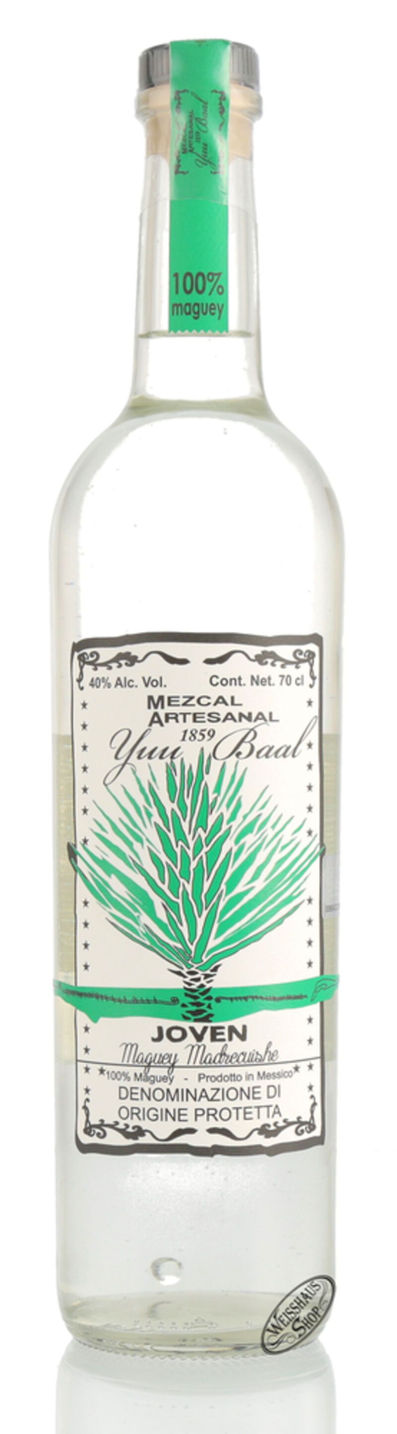 Yuu Baal Mezcal Joven Madrecuixe 40% vol. 0,70l