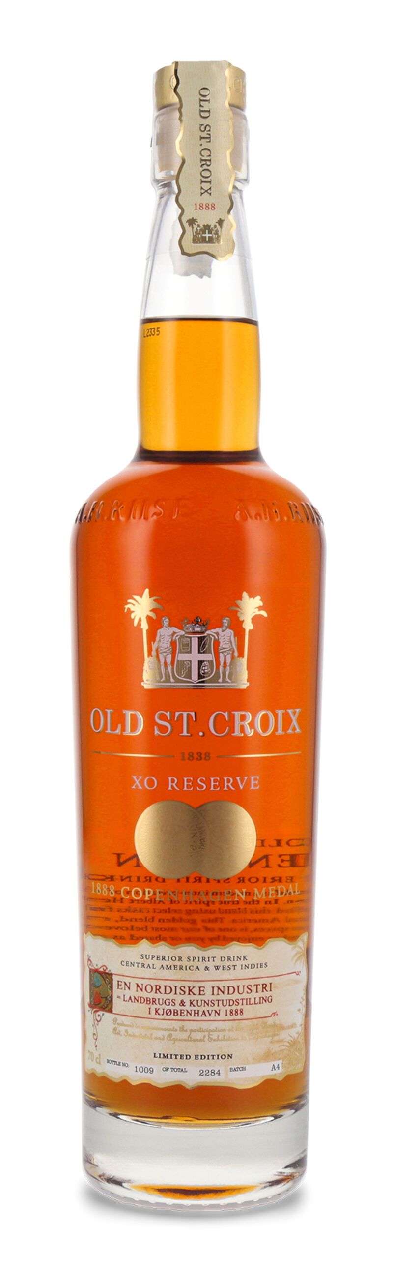 Old St. Croix 1888 Gold Medal 40% vol. 0,70l