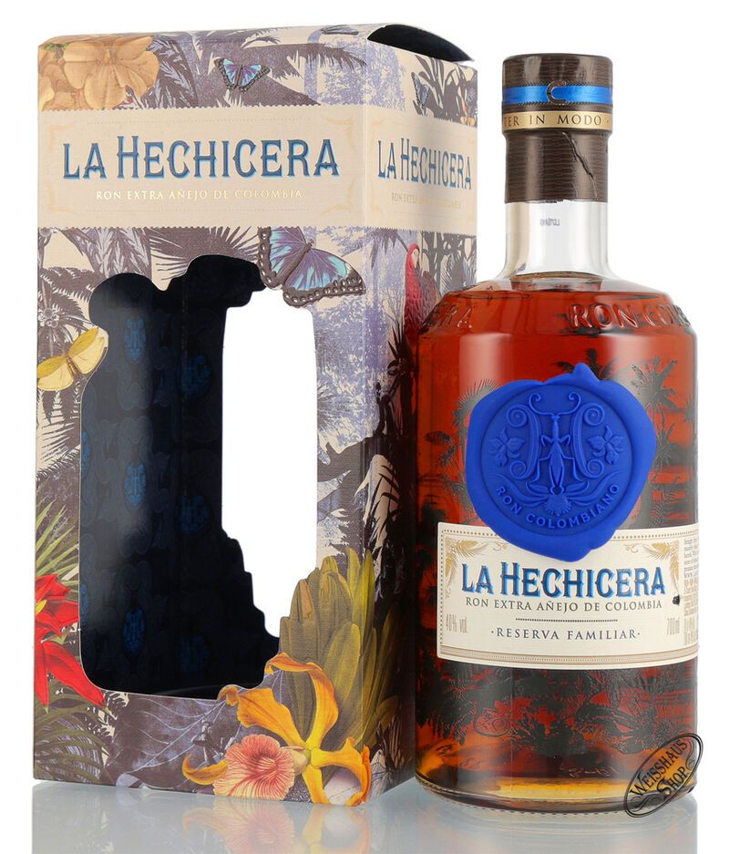 La Hechicera Fine Aged Rum from Colombia 40% vol. 0,70l La Hechicera Fine Aged Rum from Colombia 40% vol. 0,70l