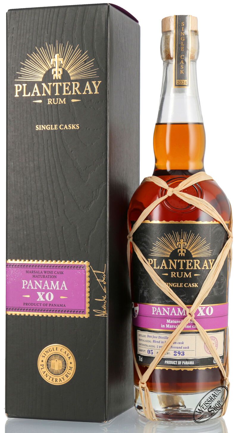 Planteray Panama XO Single Cask Rum 43,2% vol. 0,70l Planteray Panama XO Single Cask Rum 43,2% vol. 0,70l